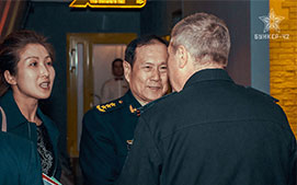 The Minister of National Defense of China Wei Fenghe in Bunker-42