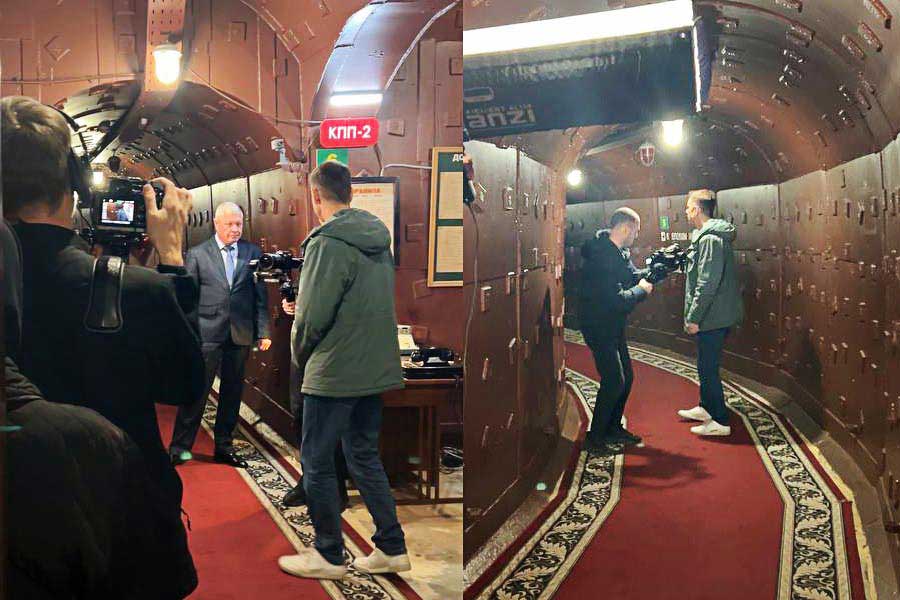 Бункер-42 на Таганке Съемка для Пятого канала, передача «Страна Советов»