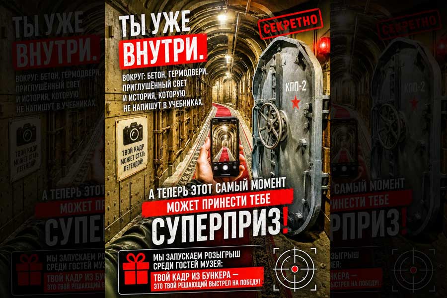 Бункер-42 на Таганке «ТАЙНЫЙ КОД БУНКЕРА 42»: УСПЕЙ ЗАФИКСИРОВАТЬ МОМЕНТ!